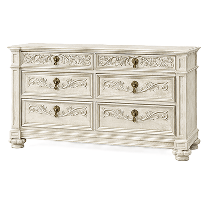 Blackthorn™ Gothic Hand - Carved Solid Wood Platform Bed & Bedroom Collection – handcrafted solid wood furniture