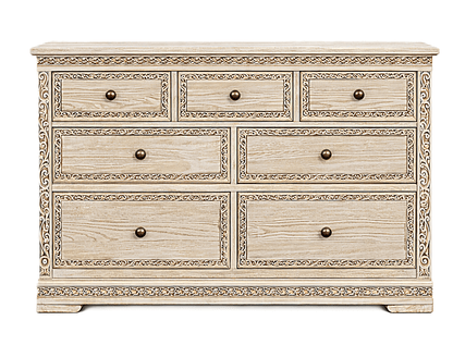 Caelivine Treecrest™ Hand - Carved Solid Wood Dresser – handcrafted solid wood furniture