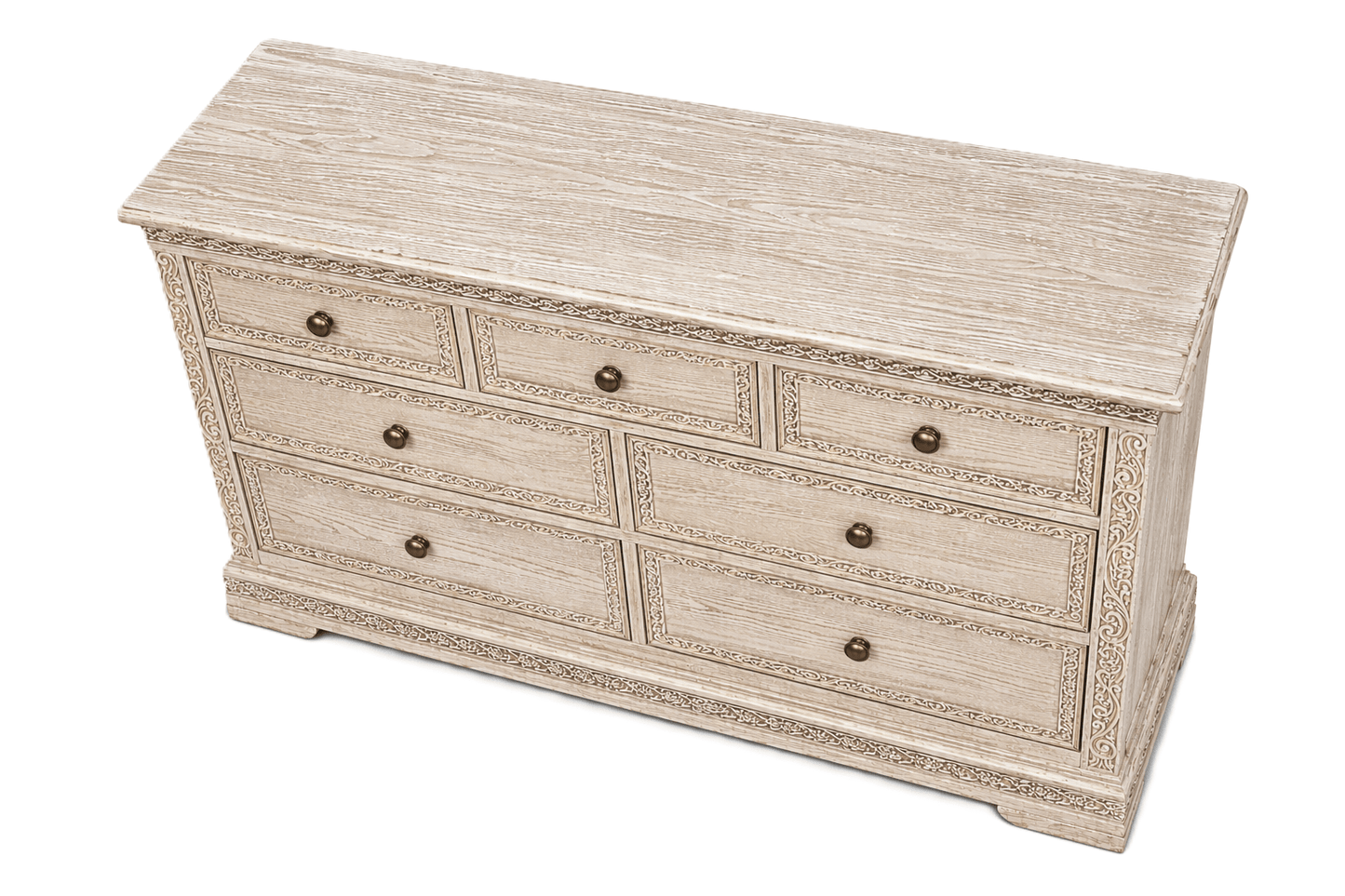 Caelivine Treecrest™ Hand - Carved Solid Wood Dresser – handcrafted solid wood furniture