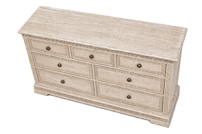Caelivine Treecrest™ Hand - Carved Solid Wood Dresser – handcrafted solid wood furniture