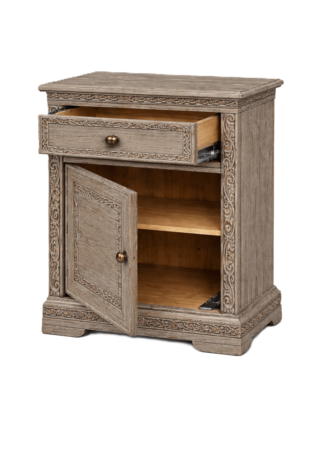 Caelivine Treecrest™ Hand - Carved Solid Wood Platform Bed & Bedroom Collection – handcrafted solid wood furniture