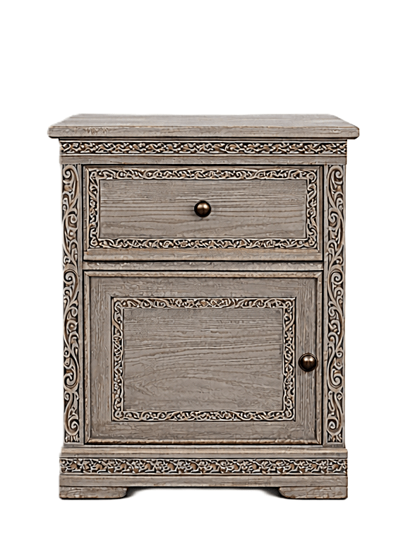 Caelivine Treecrest™ Hand - Carved Solid Wood Platform Bed & Bedroom Collection – handcrafted solid wood furniture