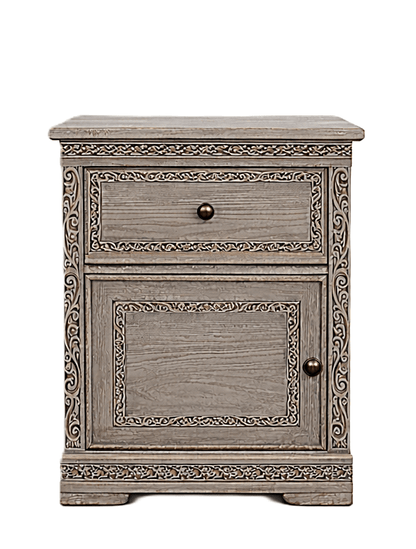 Caelivine Treecrest™ Hand - Carved Solid Wood Platform Bed & Bedroom Collection – handcrafted solid wood furniture