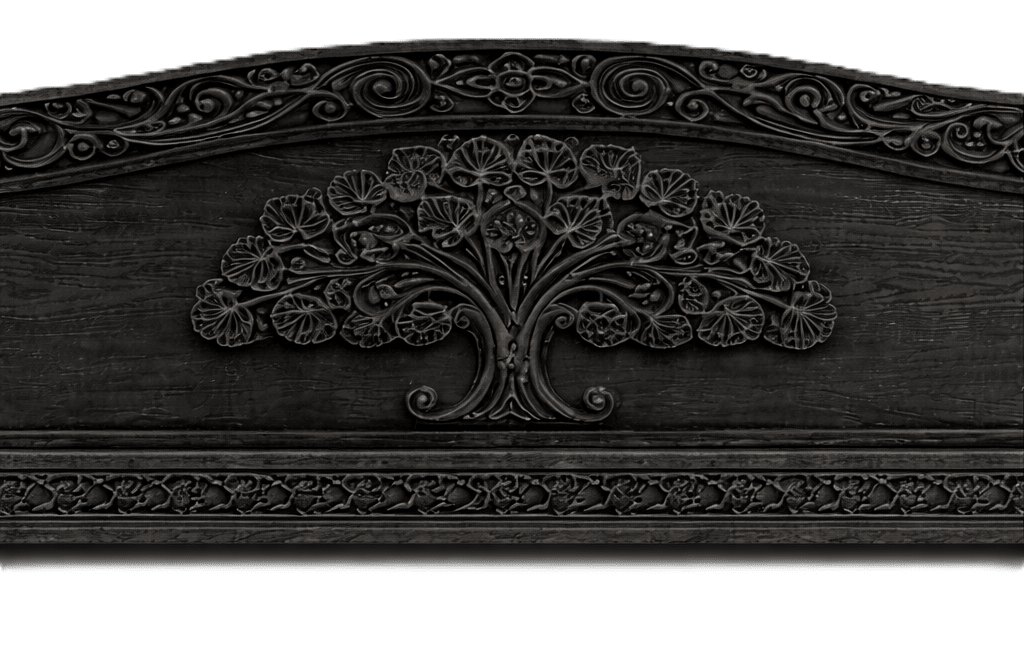Caelivine Treecrest™ Hand - Carved Solid Wood Platform Bed & Bedroom Collection – handcrafted solid wood furniture