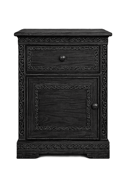Caelivine Treecrest™ Hand - Carved Solid Wood Platform Bed & Bedroom Collection – handcrafted solid wood furniture