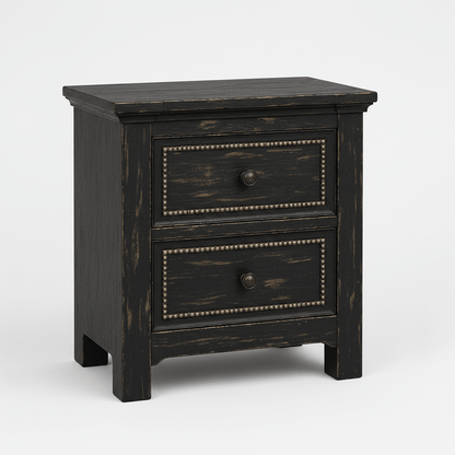 Castilla Forge™ Rustic Gothic Solid Wood &amp; Wrought Iron Platform Bed Collection – handcrafted solid wood furniture