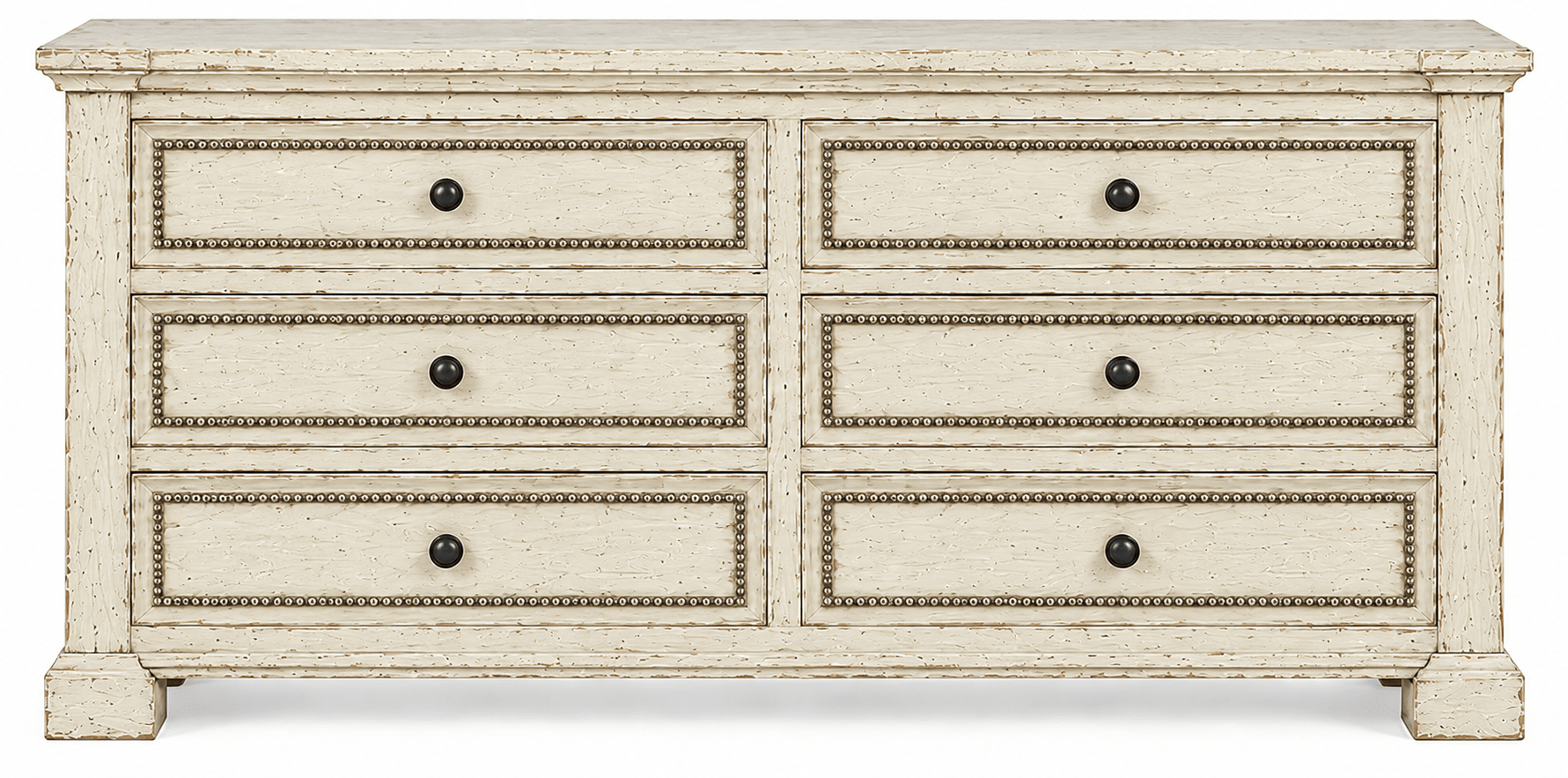 Castilla Forge™ Rustic Gothic Solid Wood Dresser – handcrafted solid wood furniture