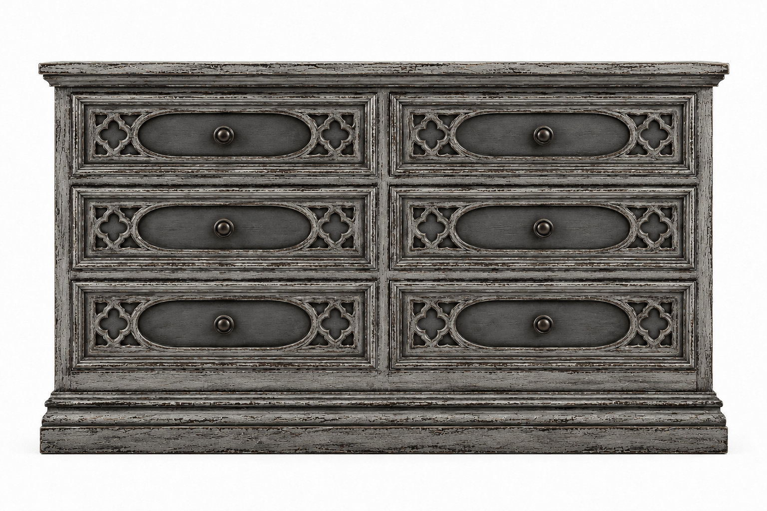 Cathedral Reverie™ Gothic Hand-Carved Solid Wood Dresser – handcrafted solid wood furniture