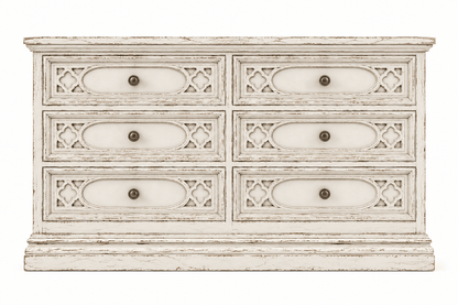Cathedral Reverie™ Gothic Hand-Carved Solid Wood Dresser – handcrafted solid wood furniture