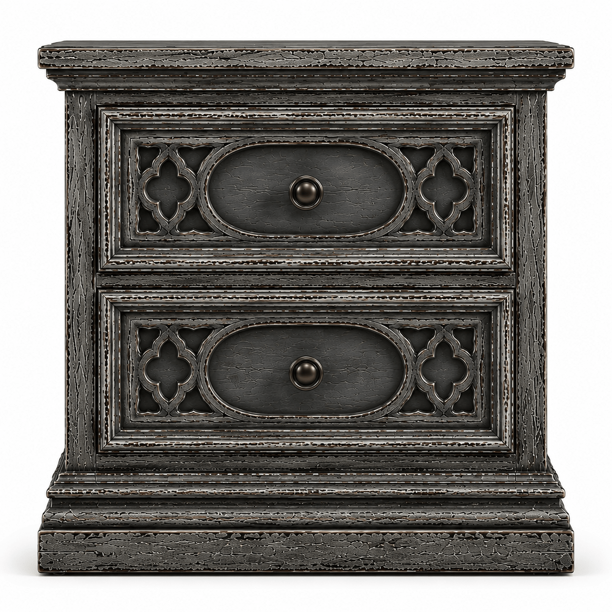 Cathedral Reverie Gothic Hand-Carved Solid Wood Platform Bed & Bedroom collection – handcrafted solid wood furniture