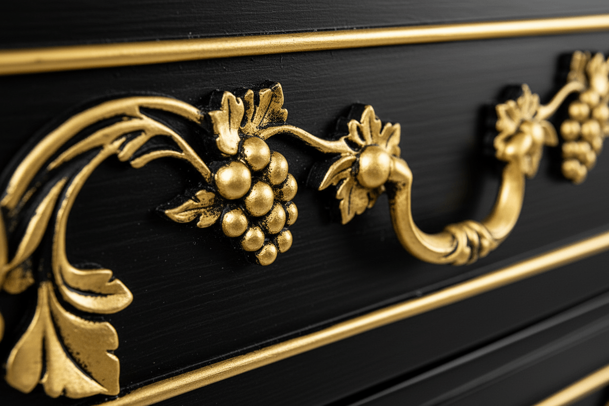 Château Botanique™ Hand - Carved Solid Wood Dresser – handcrafted solid wood furniture