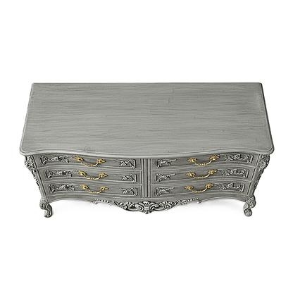 Château Botanique™ Hand - Carved Solid Wood Dresser – handcrafted solid wood furniture