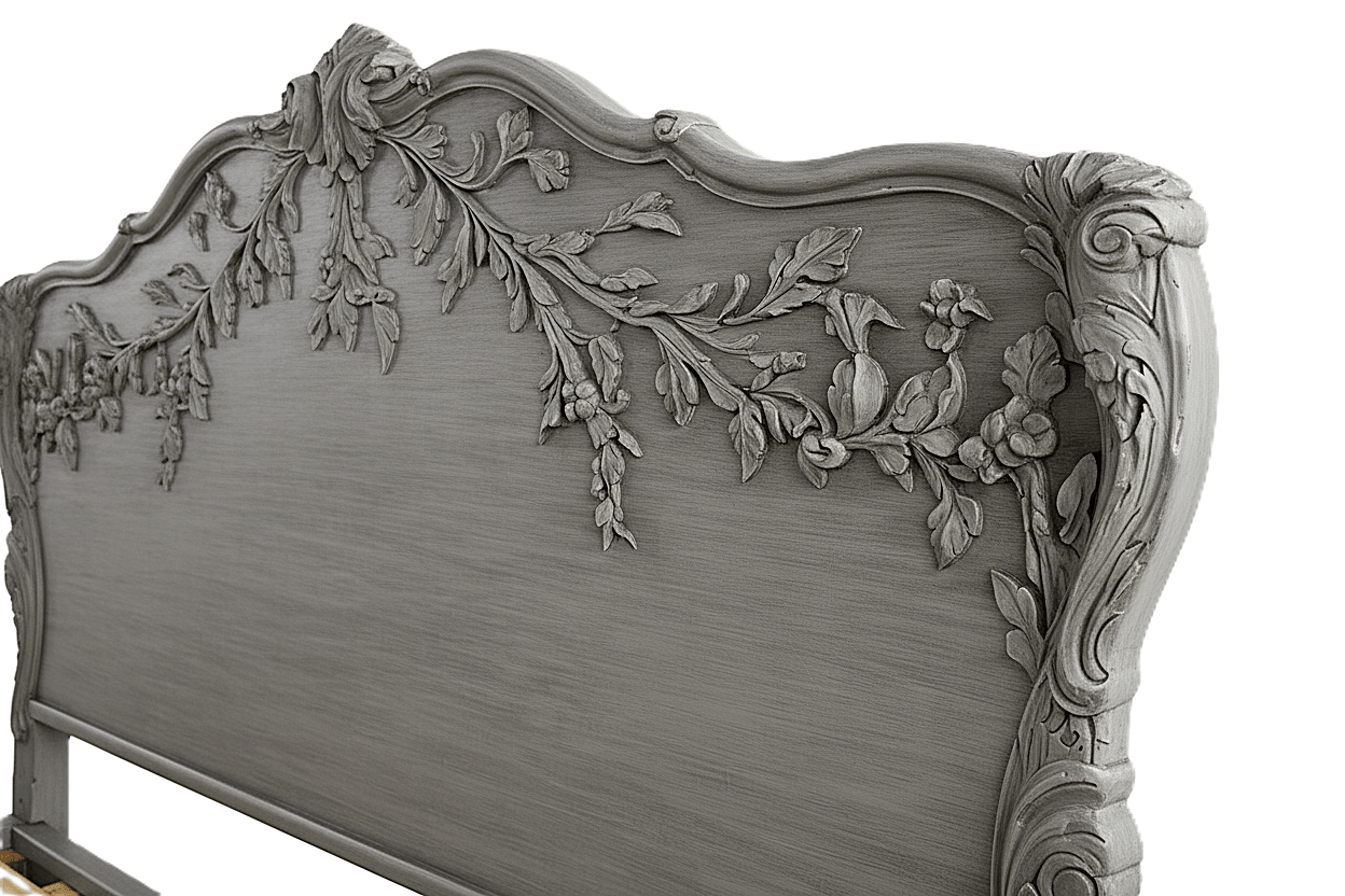 Château Botanique™ Hand - Carved Solid Wood Platform Bed & Bedroom Collection – handcrafted solid wood furniture