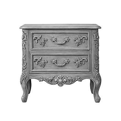 Château Botanique™ Hand - Carved Solid Wood Platform Bed & Bedroom Collection – handcrafted solid wood furniture