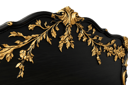 Château Botanique™ Hand - Carved Solid Wood Platform Bed & Bedroom Collection – handcrafted solid wood furniture