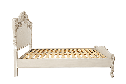 Château Botanique™ Hand - Carved Solid Wood Platform Bed & Bedroom Collection – handcrafted solid wood furniture