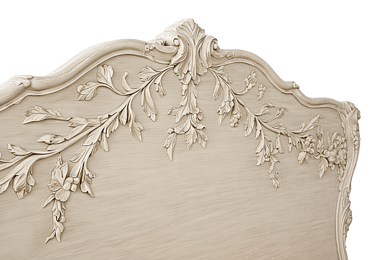 Château Botanique™ Hand - Carved Solid Wood Platform Bed & Bedroom Collection – handcrafted solid wood furniture