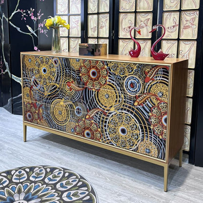 Contemporary Wood Storage Chest Dresser With Soft Closet Drawers – handcrafted solid wood furniture