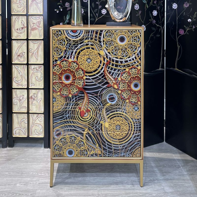 Contemporary Wood Storage Chest Dresser With Soft Closet Drawers – handcrafted solid wood furniture