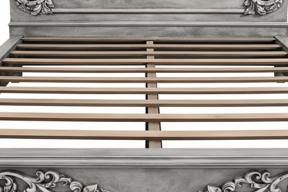 Cristallo™ Antique Hand - Carved Solid Wood Platform Bed & Bed Collection – handcrafted solid wood furniture