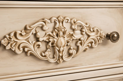 Cristallo™ Antique Hand - Carved Solid Wood Platform Bed & Bed Collection – handcrafted solid wood furniture