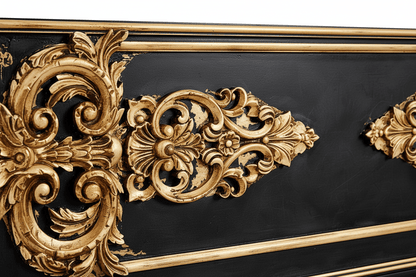 Cristallo™ Antique Hand - Carved Solid Wood Platform Bed & Bed Collection – handcrafted solid wood furniture