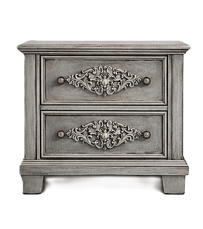 Cristallo™ Antique Hand - Carved Solid Wood Platform Bed & Bed Collection – handcrafted solid wood furniture