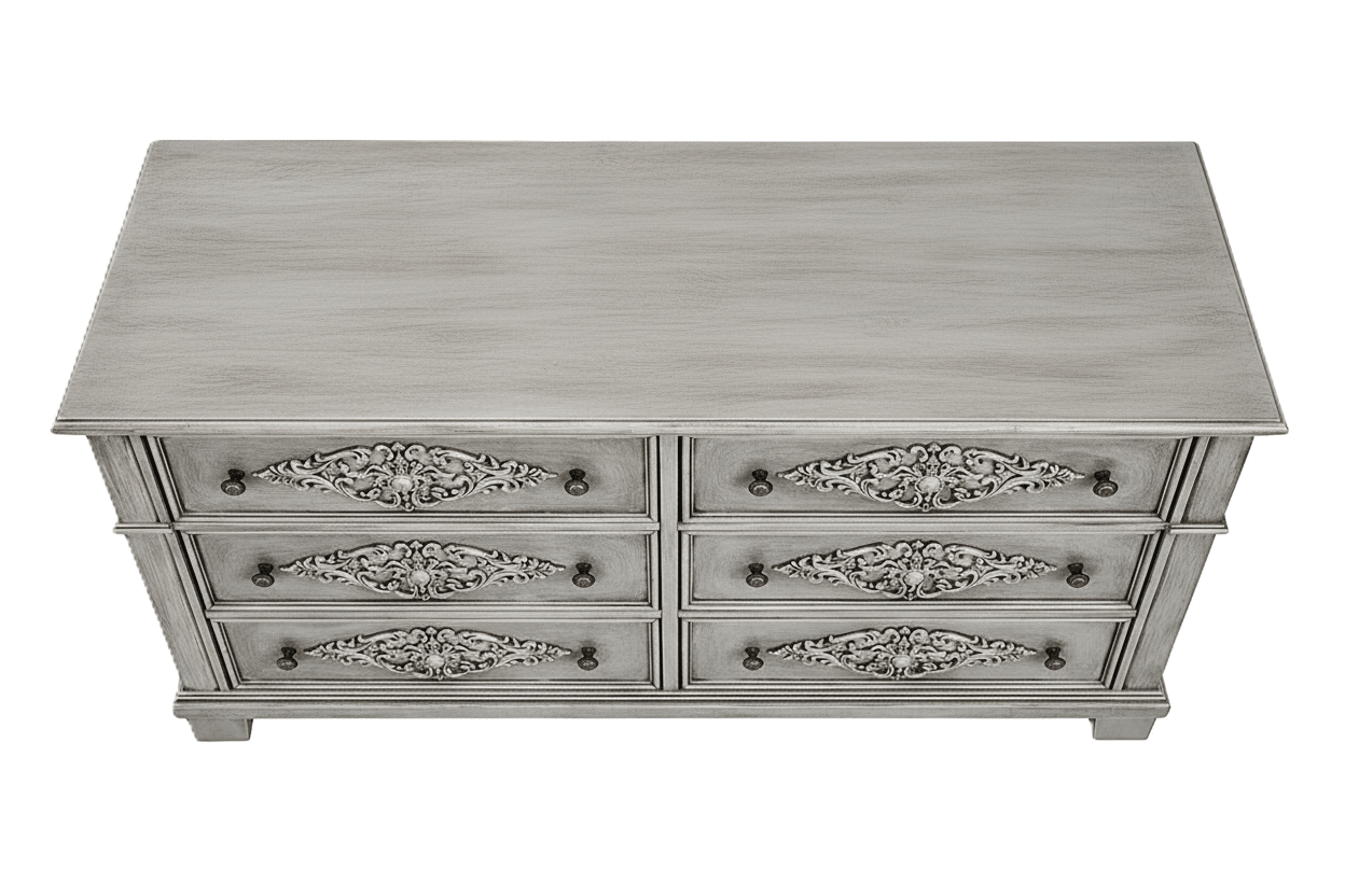 Cristallo™ Hand - Carved Solid Wood Dresser – handcrafted solid wood furniture