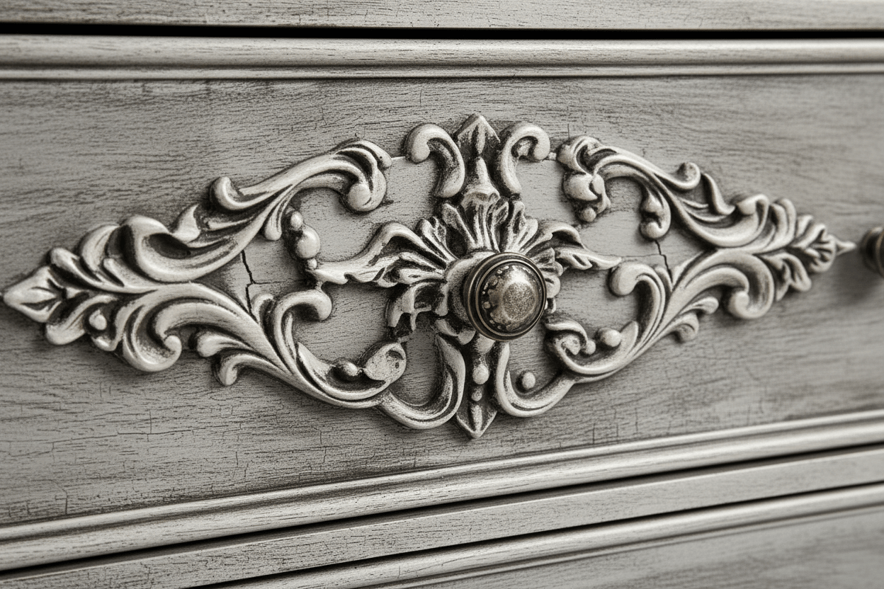 Cristallo™ Hand - Carved Solid Wood Dresser – handcrafted solid wood furniture