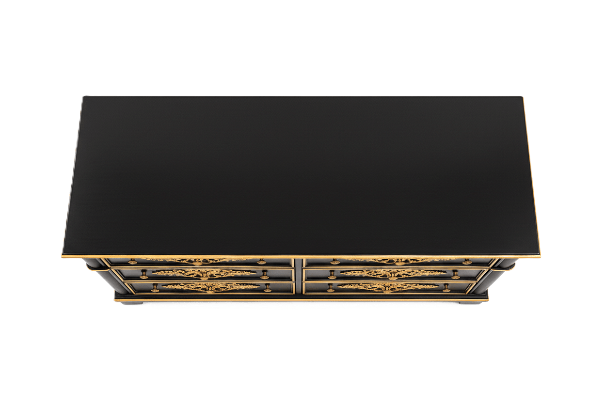 Cristallo™ Hand - Carved Solid Wood Dresser – handcrafted solid wood furniture