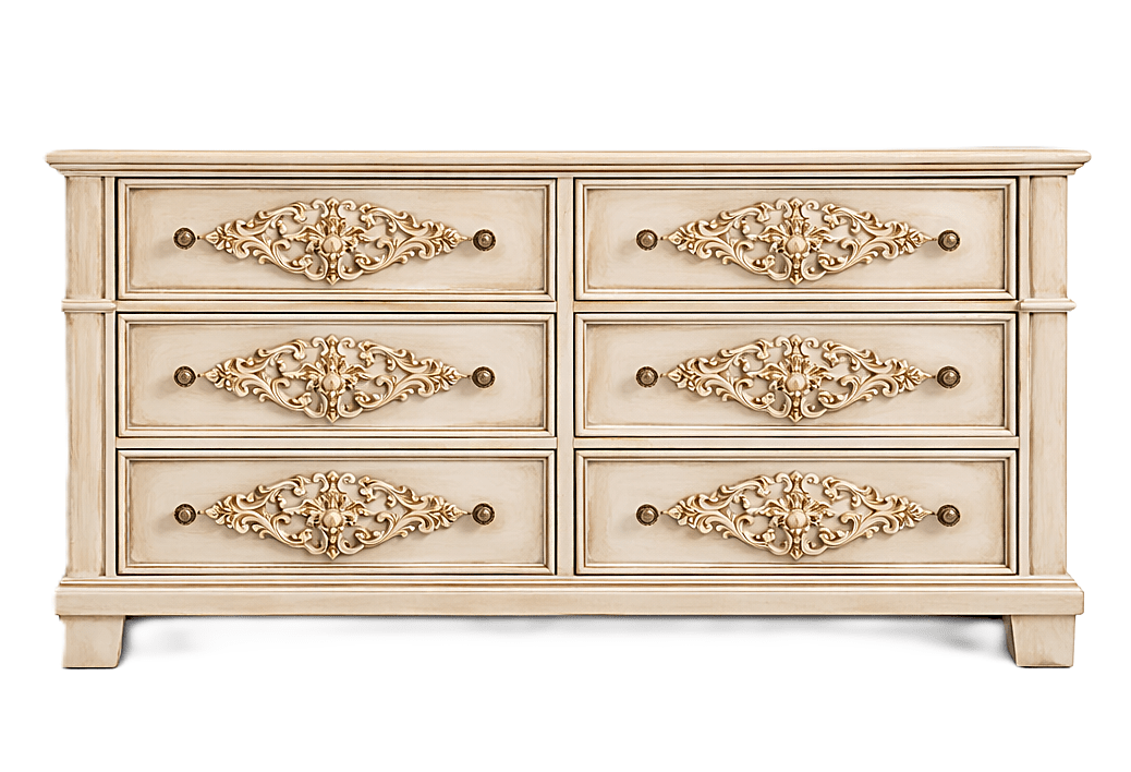 Cristallo™ Hand - Carved Solid Wood Dresser – handcrafted solid wood furniture