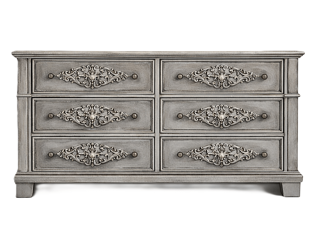 Cristallo™ Hand - Carved Solid Wood Dresser – handcrafted solid wood furniture