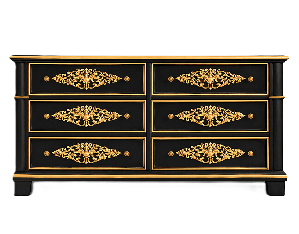 Cristallo™ Hand - Carved Solid Wood Dresser – handcrafted solid wood furniture
