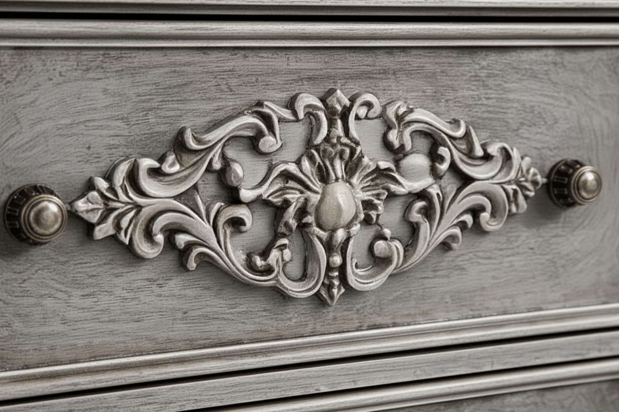 Cristallo™ Hand - Carved Solid Wood Nightstand – handcrafted solid wood furniture