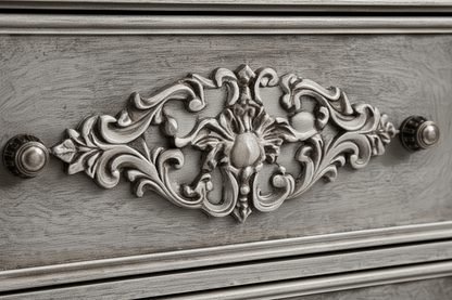 Cristallo™ Hand - Carved Solid Wood Nightstand – handcrafted solid wood furniture