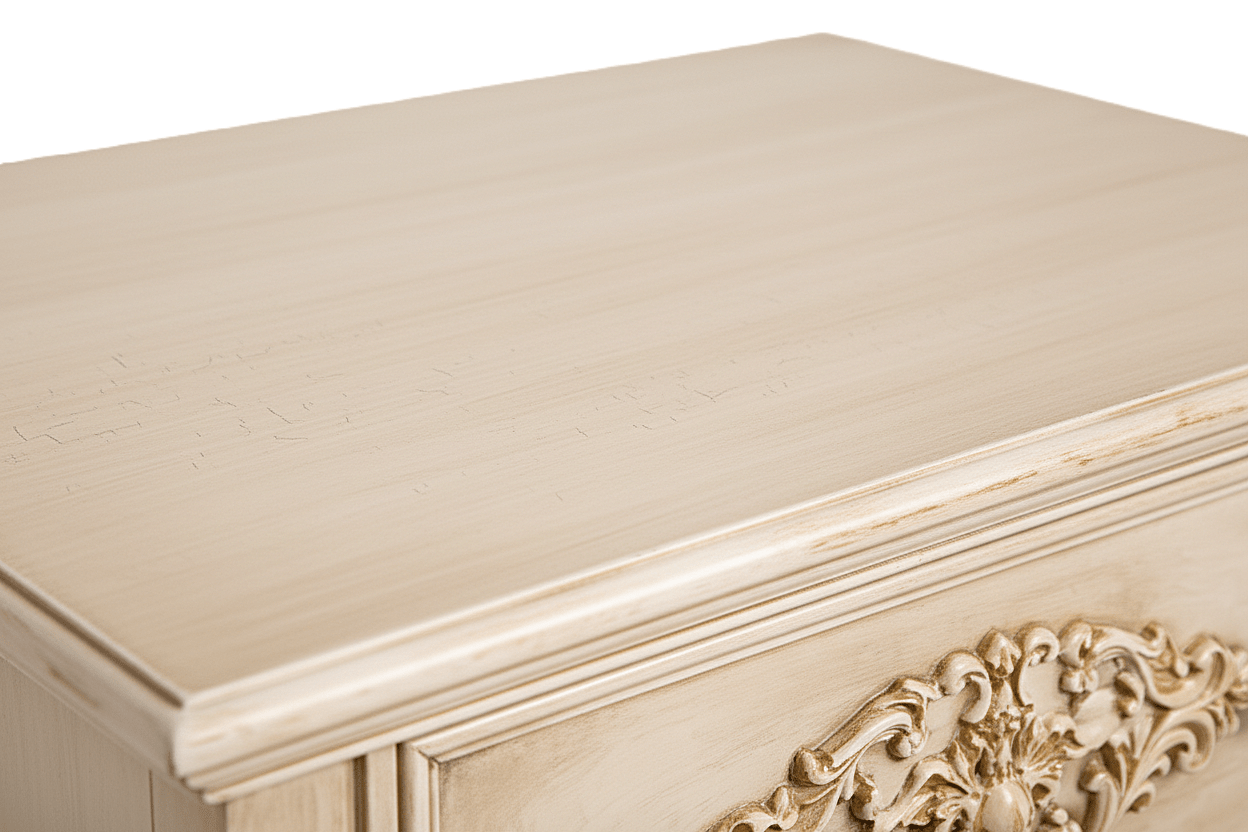 Cristallo™ Hand - Carved Solid Wood Nightstand – handcrafted solid wood furniture