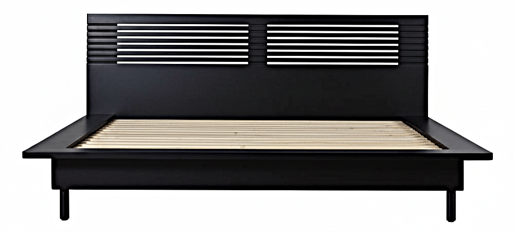 Dura Solid Wood Natural Bed – handcrafted solid wood furniture