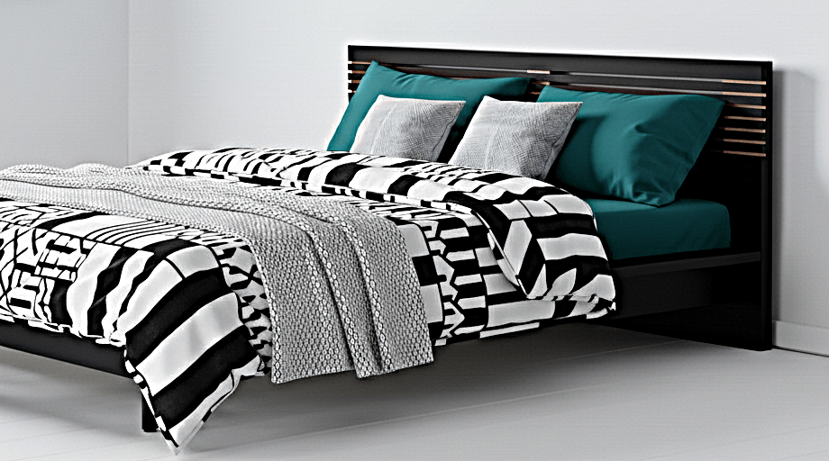 Dura Solid Wood Natural Bed by Hibashi Furniture – handcrafted solid wood furniture made in India