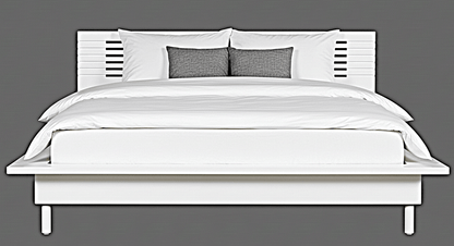 Dura Solid Wood Natural Bed – handcrafted solid wood furniture