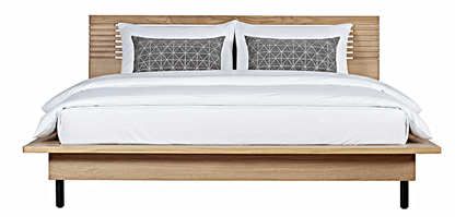 Dura Solid Wood Natural Bed – handcrafted solid wood furniture