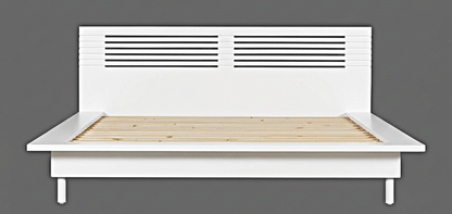 Dura Solid Wood Natural Bed – handcrafted solid wood furniture