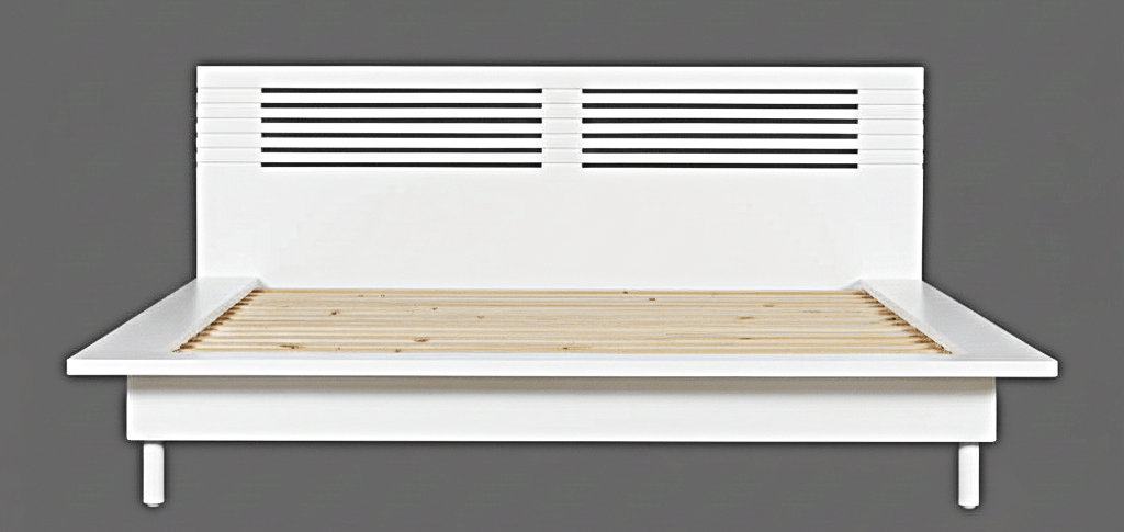 Dura Solid Wood Natural Bed by Hibashi Furniture – handcrafted solid wood furniture made in India