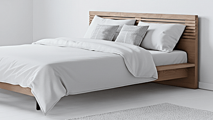 Dura Solid Wood Natural Bed - HF Commercial Furniture