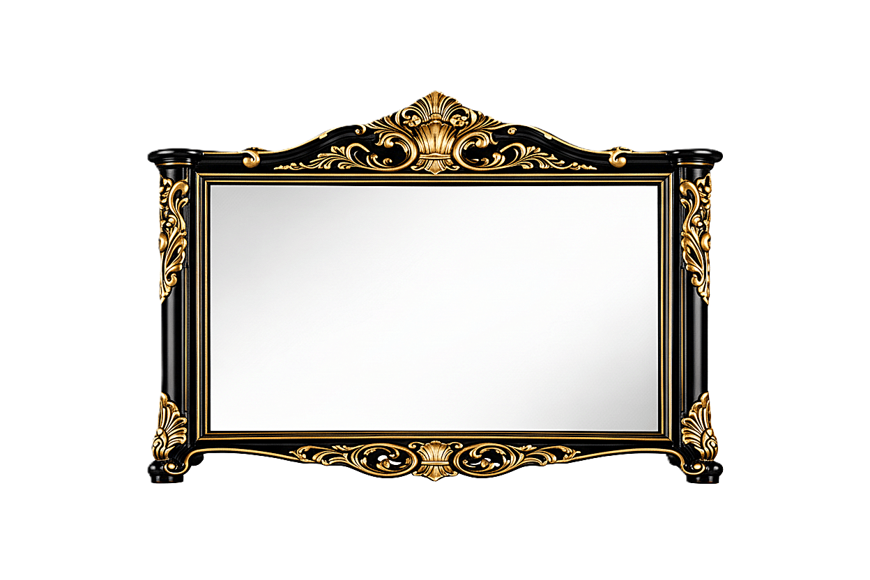 Eldoria Palace™ Hand - Carved Solid Teak Wood Dresser With Mirror Frame – handcrafted solid wood furniture