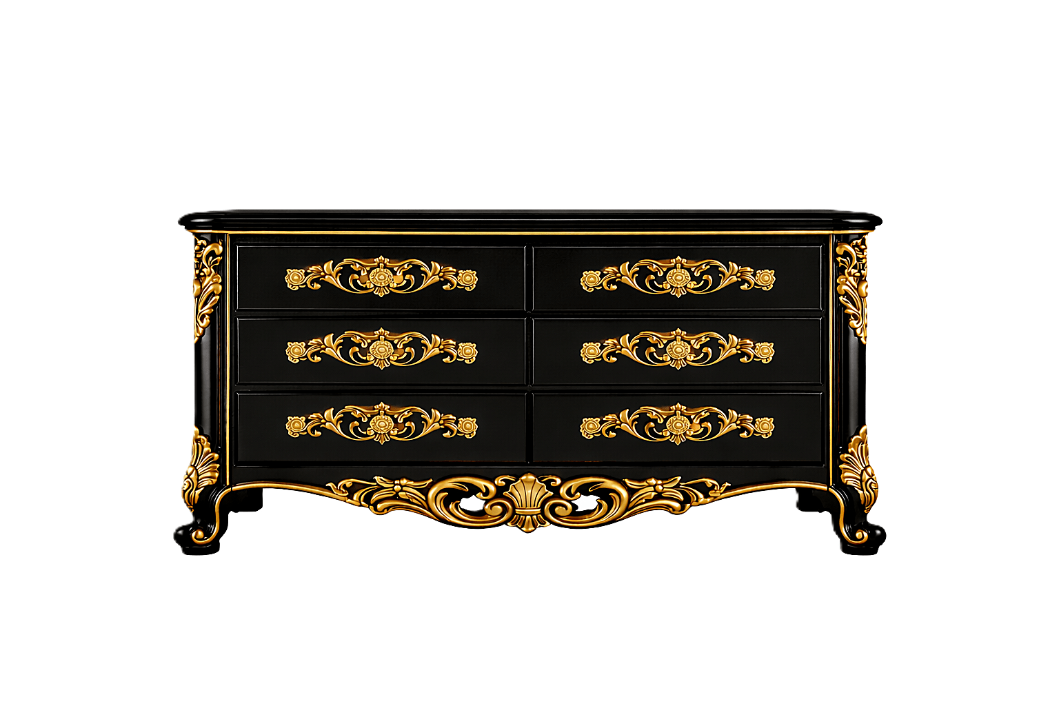 Eldoria Palace™ Hand - Carved Solid Teak Wood Dresser With Mirror Frame – handcrafted solid wood furniture