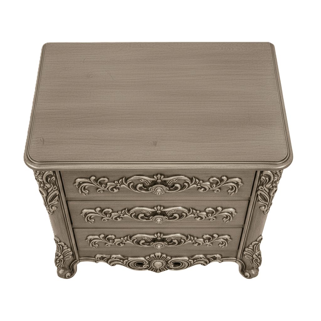 Eldoria Palace™ Hand - Carved Solid Teak Wood Nightstand – handcrafted solid wood furniture