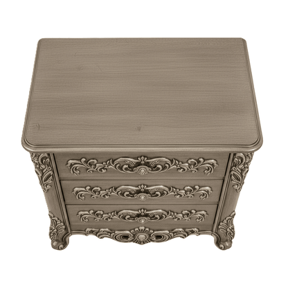 Eldoria Palace™ Hand - Carved Solid Teak Wood Nightstand – handcrafted solid wood furniture