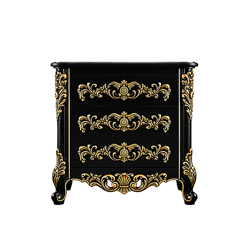 Eldoria Palace™ Hand - Carved Solid Teak Wood Nightstand – handcrafted solid wood furniture