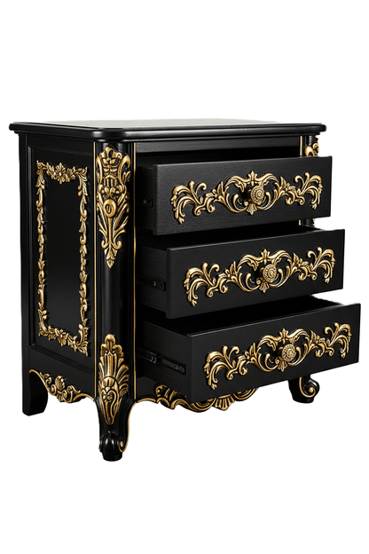 Eldoria Palace™ Hand - Carved Solid Teak Wood Platform Bed & Bedroom Collection – handcrafted solid wood furniture