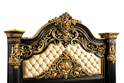 Eldoria Palace™ Hand - Carved Solid Teak Wood Platform Bed & Bedroom Collection – handcrafted solid wood furniture